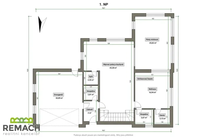 Prodej rodinného domu, Ořechov, 190 m2