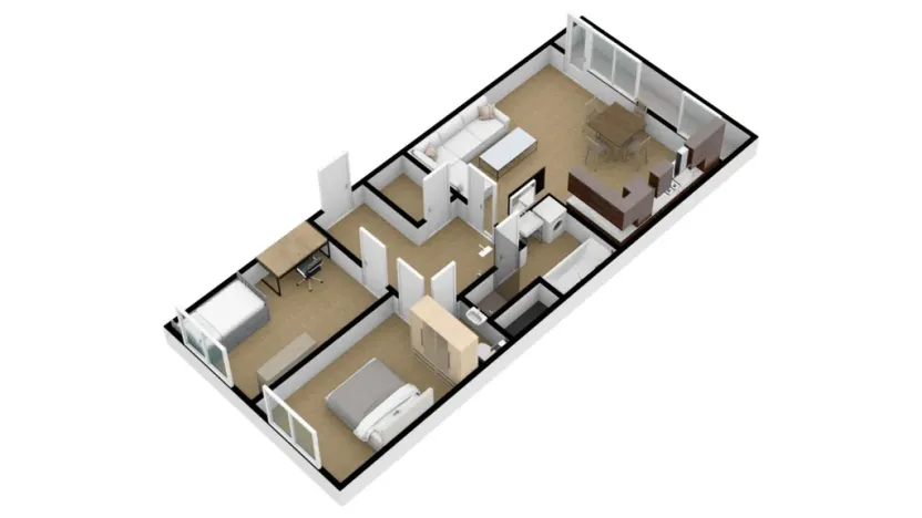 Pronájem bytu 3+kk, Odolena Voda, Československé armády, 70 m2