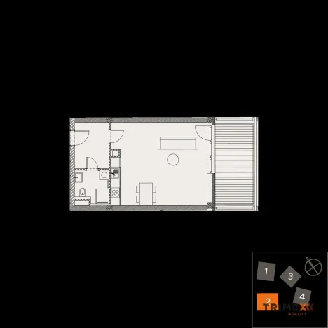 Prodej bytu 1+kk, Valašské Meziříčí, Štěpánov, 41 m2