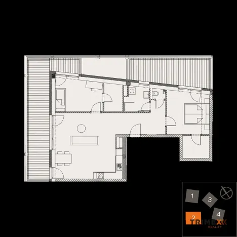 Prodej bytu 3+kk, Valašské Meziříčí, Štěpánov, 78 m2