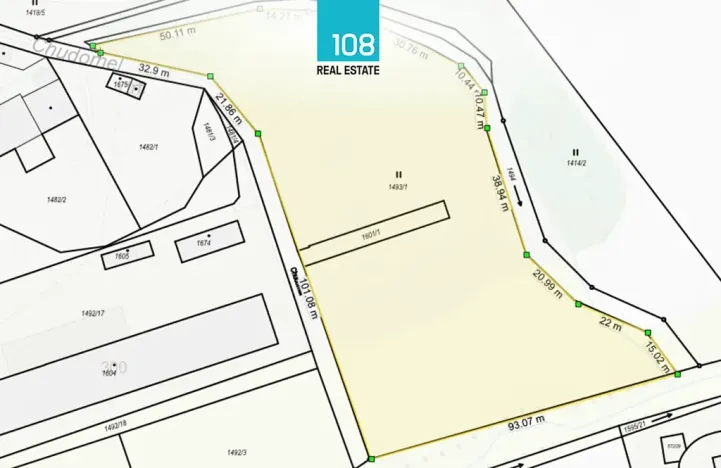Prodej komerčního pozemku, Mochov, 9670 m2