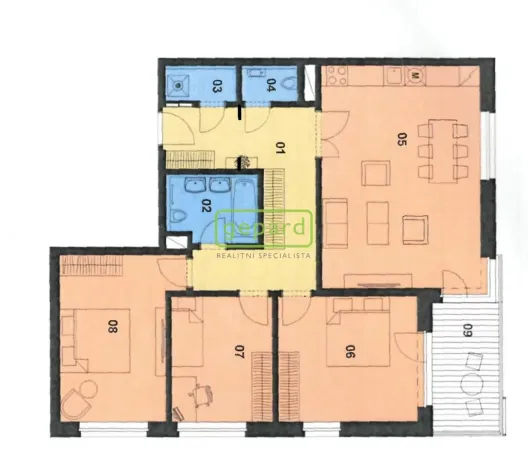 Prodej bytu 4+kk, Praha, Učňovská, 99 m2