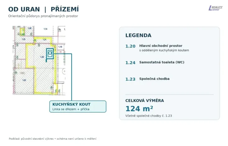 Pronájem obchodního prostoru, Příbram - Příbram I, Plzeňská, 124 m2