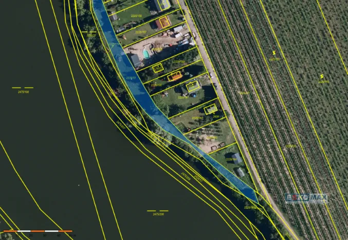 Prodej zahrady, Velké Bílovice, U Rybníka, 461 m2