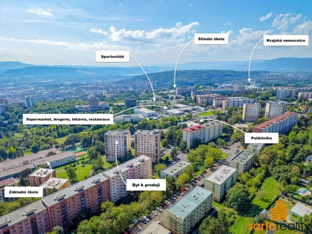 Pronájem bytu 1+1, Ústí nad Labem, Jizerská, 42 m2