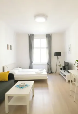 Pronájem bytu 1+kk, Praha - Žižkov, Štítného, 36 m2