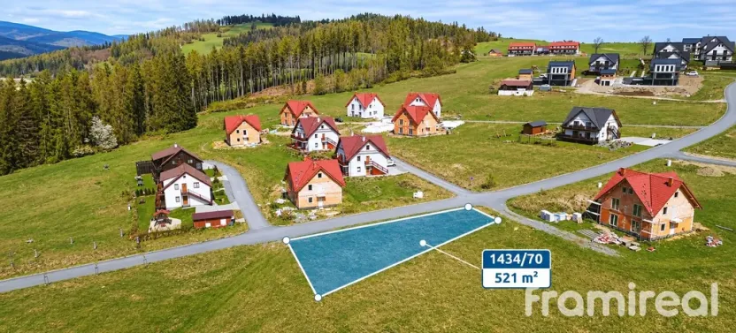 Prodej pozemku pro bydlení, Václavov u Bruntálu - Horní Václavov, 521 m2