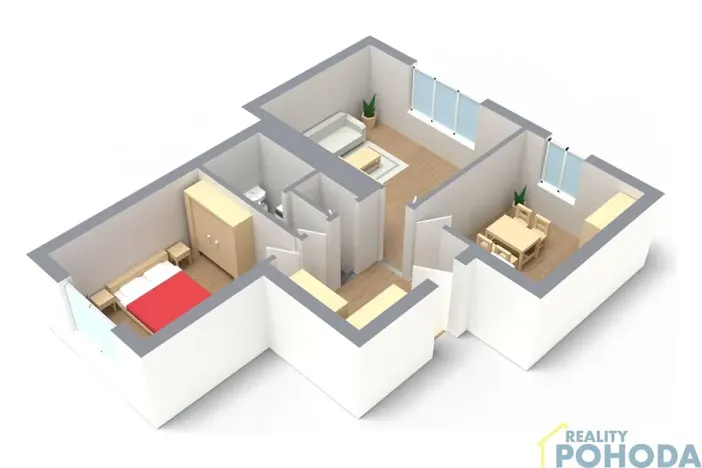 Prodej bytu 2+1, Vysoké Mýto, Pražská, 65 m2