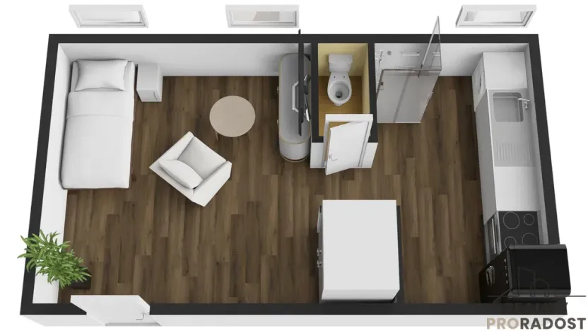 Pronájem komerční nemovitosti, Břeclav - Charvátská Nová Ves, SNP, 26 m2