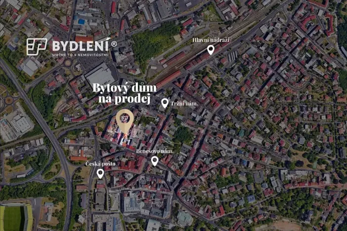 Prodej činžovního domu, Teplice, Revoluční, 539 m2