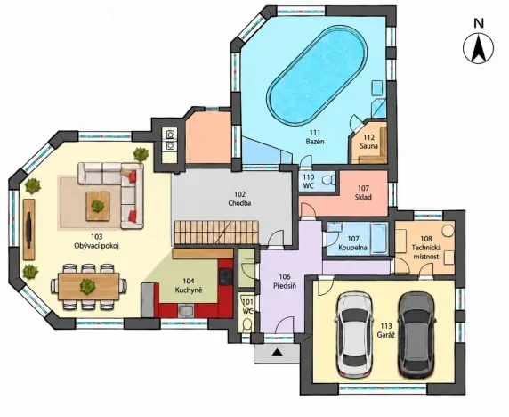 Prodej rodinného domu, Nové Sedlo - Číňov, 500 m2