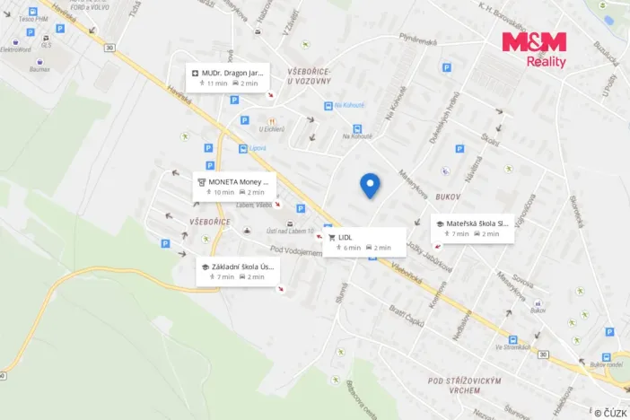 Pronájem bytu 2+1, Ústí nad Labem - Bukov, Dukelských hrdinů, 52 m2