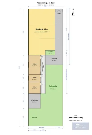 Prodej rodinného domu, Dolní Dunajovice, Poštovní, 243 m2