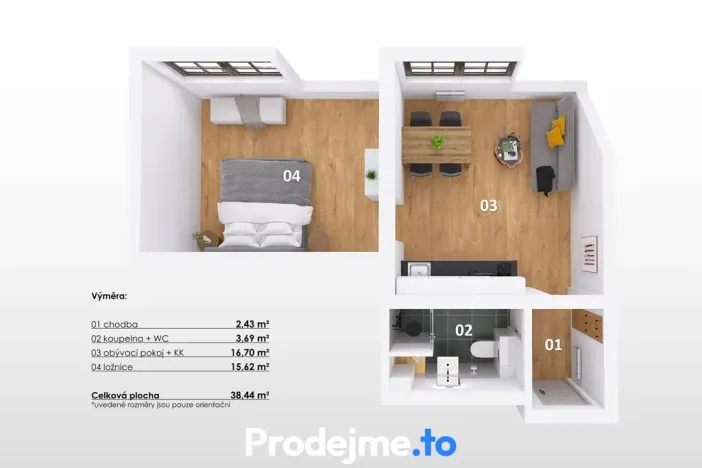 Prodej bytu 2+kk, Znojmo, Mikulášské náměstí, 39 m2