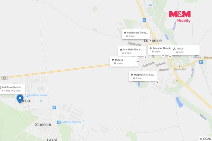 Pronájem bytu 1+1, Luštěnice - Zelená, 33 m2
