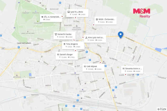 Pronájem bytu 1+kk, Lysá nad Labem, Poděbradova, 24 m2