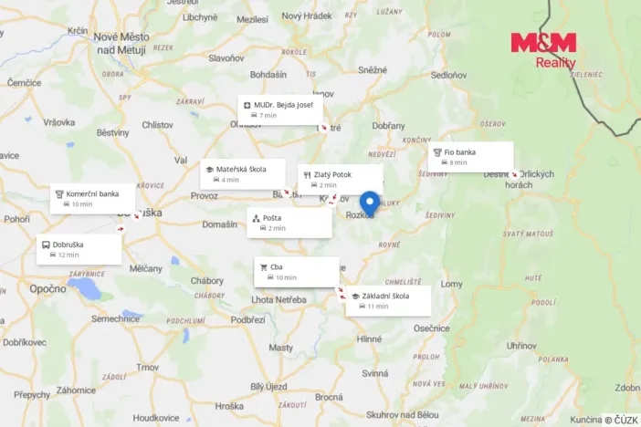 Prodej pozemku pro bydlení, Kounov - Rozkoš, 2023 m2