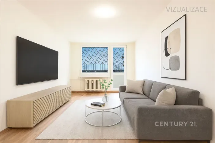 Pronájem bytu 2+kk, Bílina - Pražské Předměstí, Bezejmenná, 49 m2