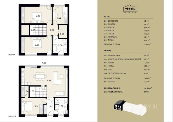 Prodej rodinného domu, Kamenice, 151 m2