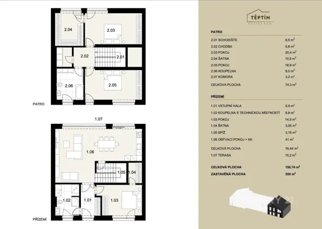 Prodej rodinného domu, Kamenice, Týnská, 151 m2