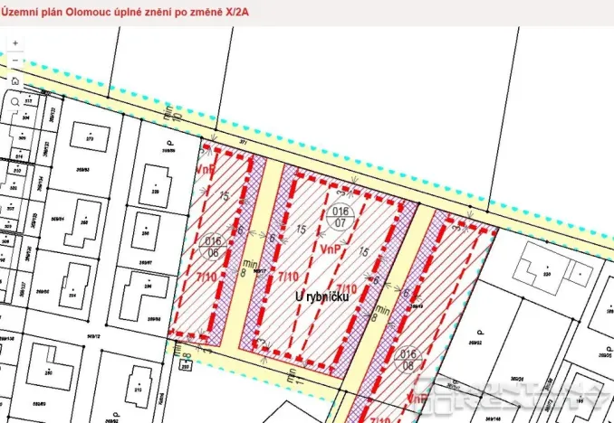 Prodej pozemku pro bydlení, Olomouc, 7524 m2