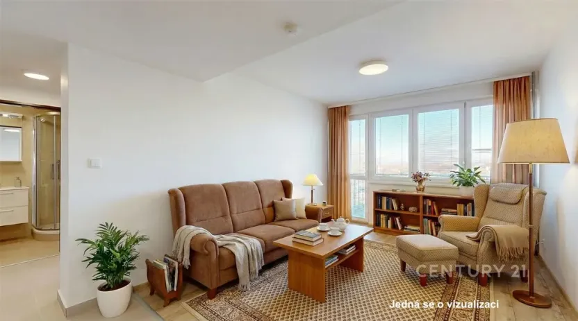 Pronájem bytu 2+kk, Ostrava - Zábřeh, U Studia, 36 m2