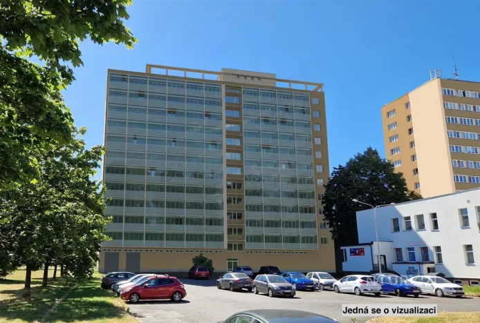 Pronájem bytu 2+kk, Ostrava - Zábřeh, U Studia, 36 m2