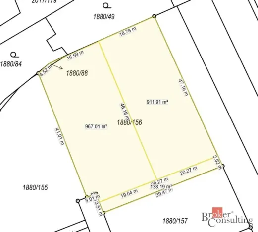 Prodej pozemku pro bydlení, Hodonín, 938 m2