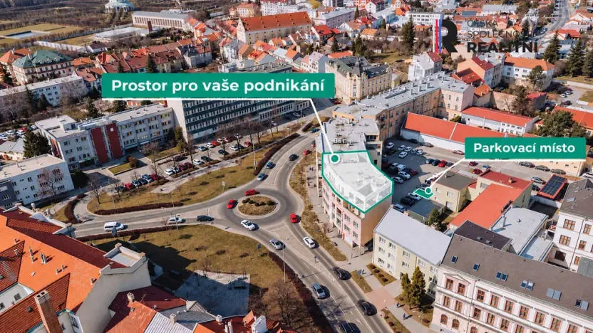 Prodej kanceláře, Kroměříž, náměstí Míru, 178 m2