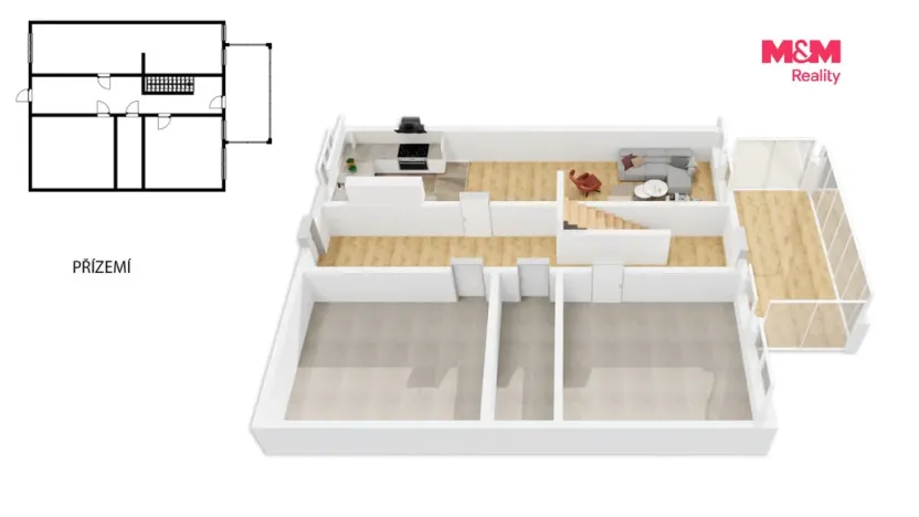 Prodej rodinného domu, Třemešná, 120 m2