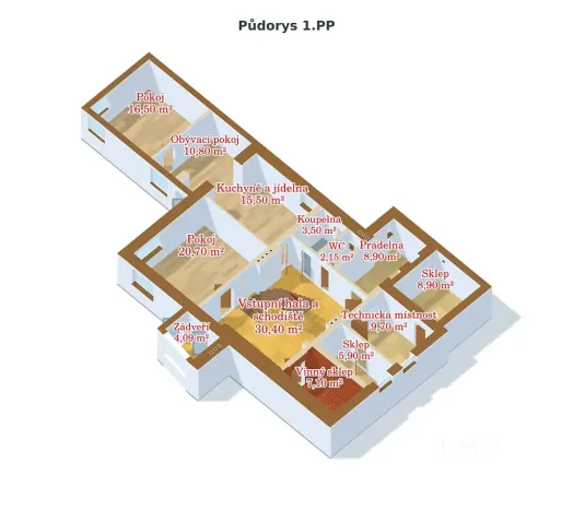 Prodej rodinného domu, Uherské Hradiště, Na Stráni, 276 m2