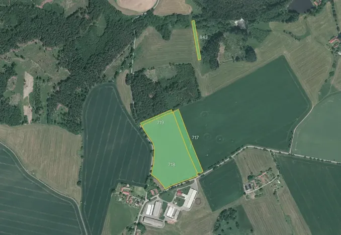 Prodej louky, Vodice, 58460 m2
