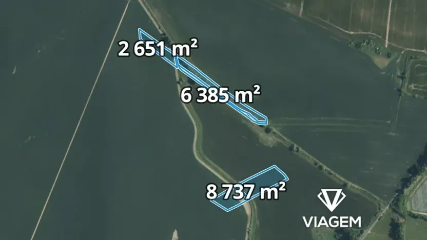 Prodej podílu pole, Domousnice, 2221 m2