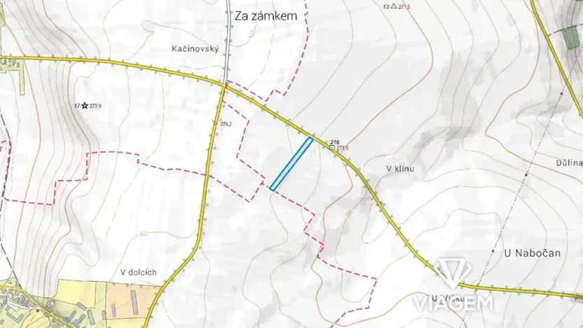 Prodej pole, Trojovice, 3836 m2