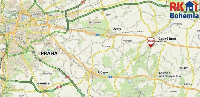 Pronájem rodinného domu, Tuchoraz, 72 m2