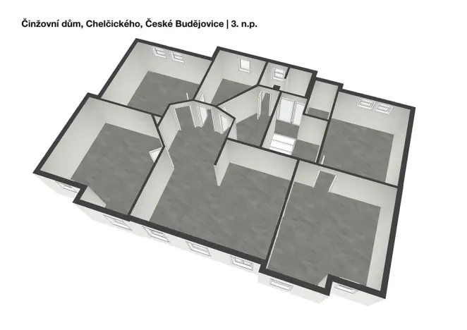Prodej komerční nemovitosti, České Budějovice, Chelčického, 489 m2
