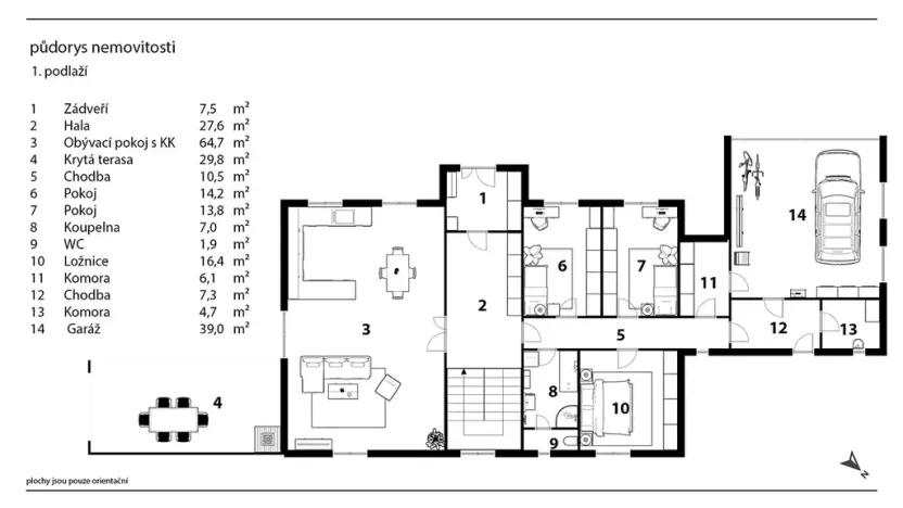 Prodej kanceláře, Hrochův Týnec, 356 m2