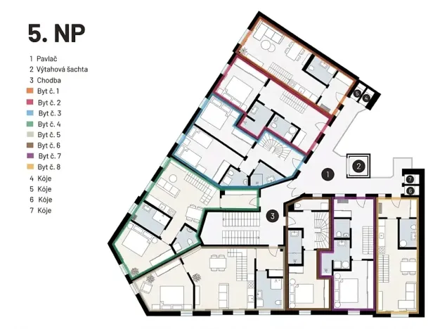 Prodej bytu 4+kk, Praha - Žižkov, Seifertova, 80 m2