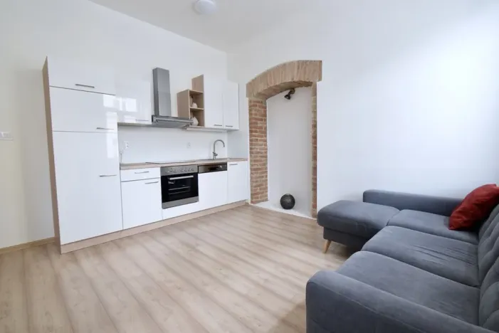 Pronájem bytu 1+kk, Brno - Zábrdovice, Vlhká, 27 m2
