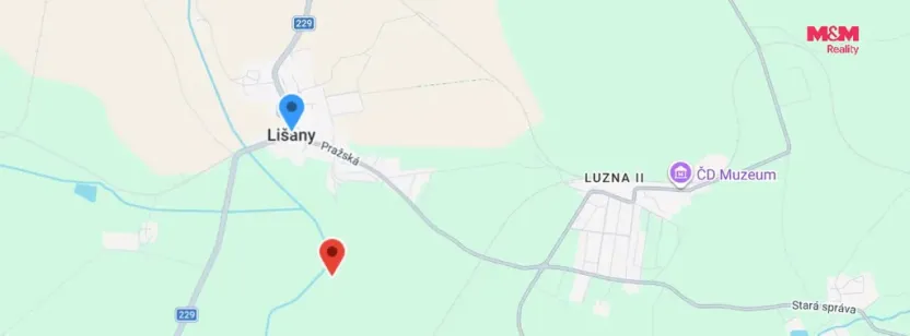 Prodej louky, Lišany, 4489 m2