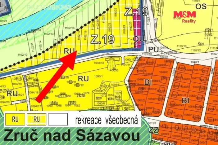 Prodej pozemku pro bydlení, Zruč nad Sázavou, 1273 m2