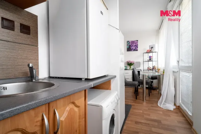 Prodej bytu 1+kk, Pardubice - Zelené Předměstí, Palackého třída, 31 m2