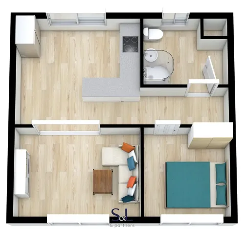 Pronájem bytu 2+1, Kladno, U tržnice, 51 m2