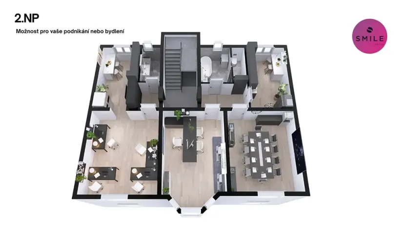 Pronájem ordinace, Ostrava, Ocelářská, 300 m2