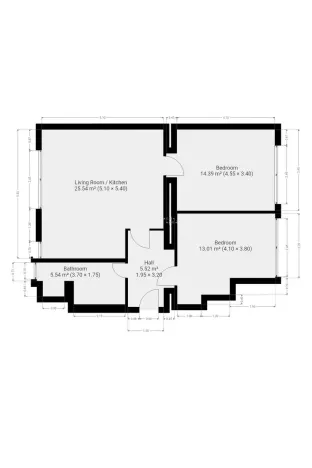 Pronájem bytu 3+kk, Praha - Krč, Budějovická, 67 m2