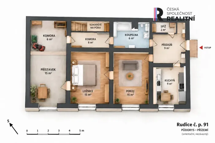 Prodej rodinného domu, Rudice, 100 m2