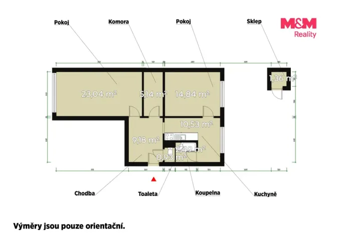 Prodej bytu 2+1, Plzeň - Severní Předměstí, Sokolovská, 54 m2