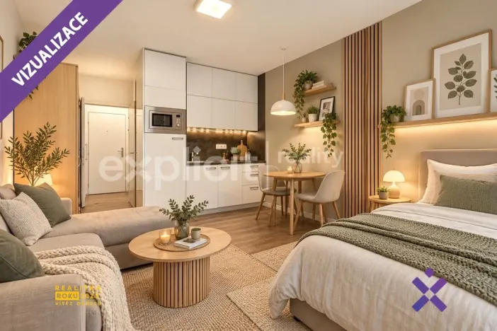 Prodej bytu 1+kk, Zlín, třída Tomáše Bati, 25 m2