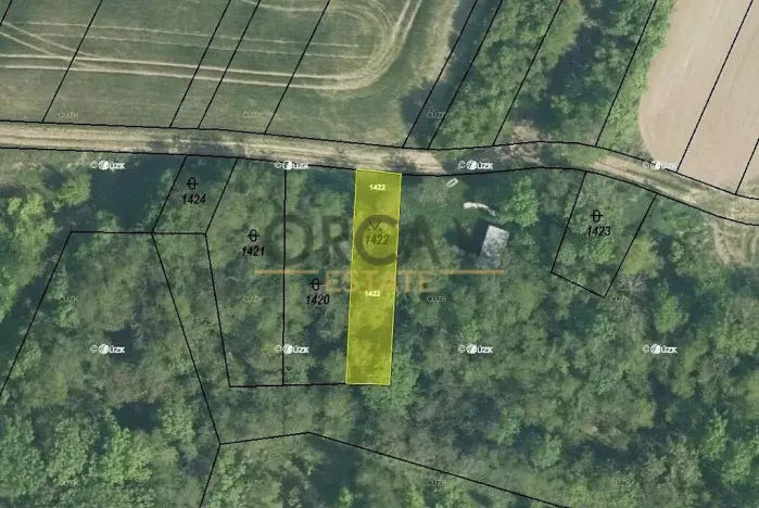 Prodej podílu pozemku, Bučovice, 1292 m2