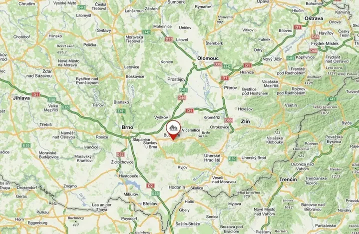 Prodej podílu pozemku, Bučovice, 1292 m2